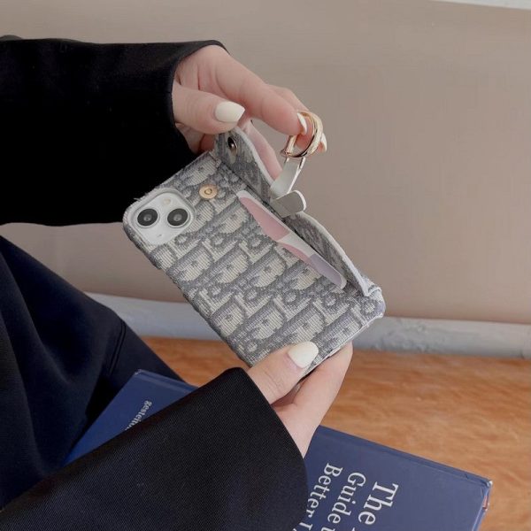 CD Black & Grey Fabric iPhone Case - 图片 7