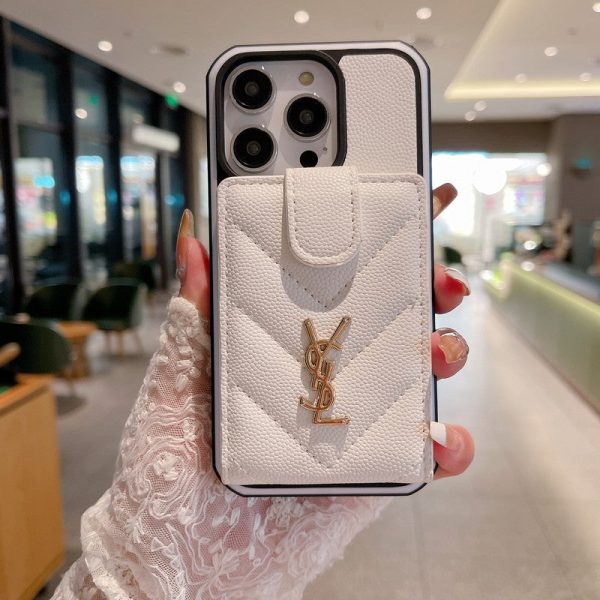 Saint Card Bag Color Leather iPhone Case - 图片 12