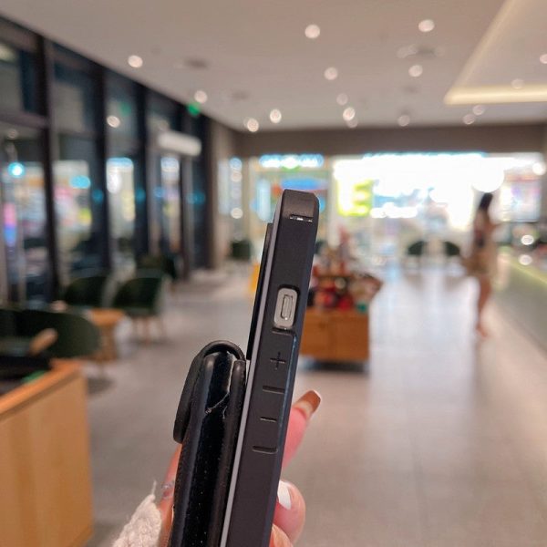 Saint Card Bag Color Leather iPhone Case - 图片 7