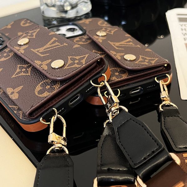 Lou Card Bag Chain Brown iPhone Case - 图片 11