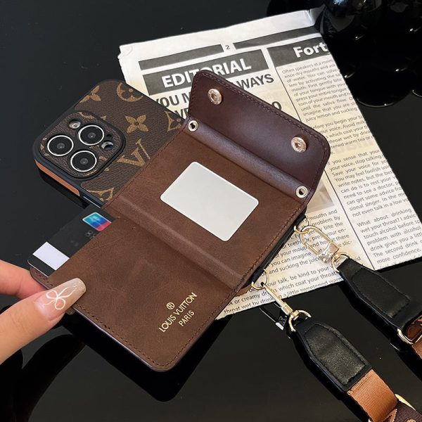 Lou Card Bag Chain Brown iPhone Case - 图片 10