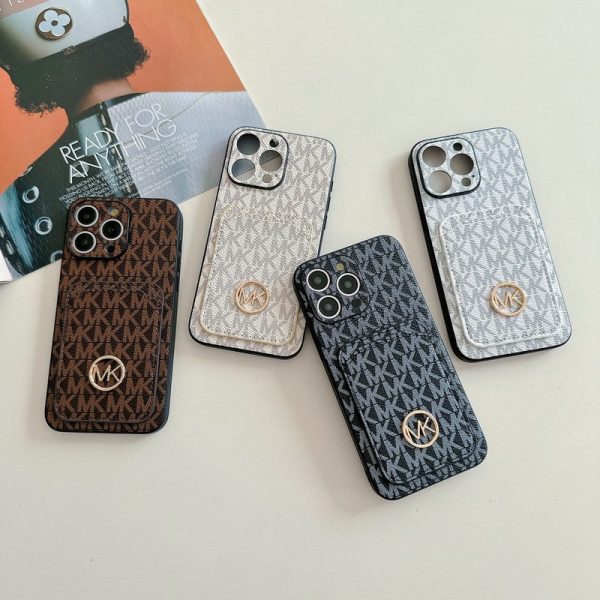 MK Card Bag Gold Logo iPhone Case - 图片 14