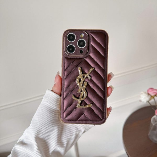 Saint Color Leather iPhone Case - 图片 2