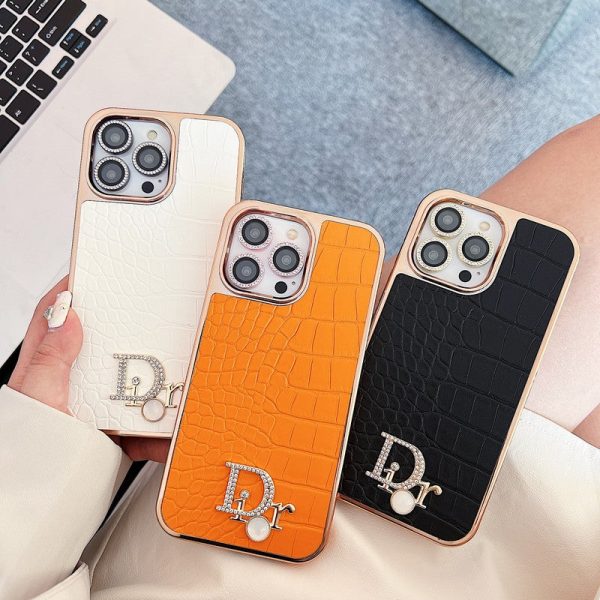 CD Diamond Logo Rose Gold iPhone Case - 图片 5