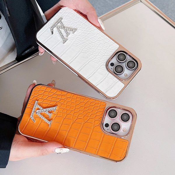 Lou Diamond Logo Rose Gold iPhone Case - 图片 15