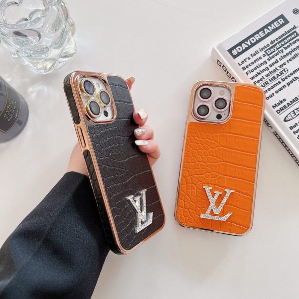 Lou Diamond Logo Rose Gold iPhone Case - 图片 6