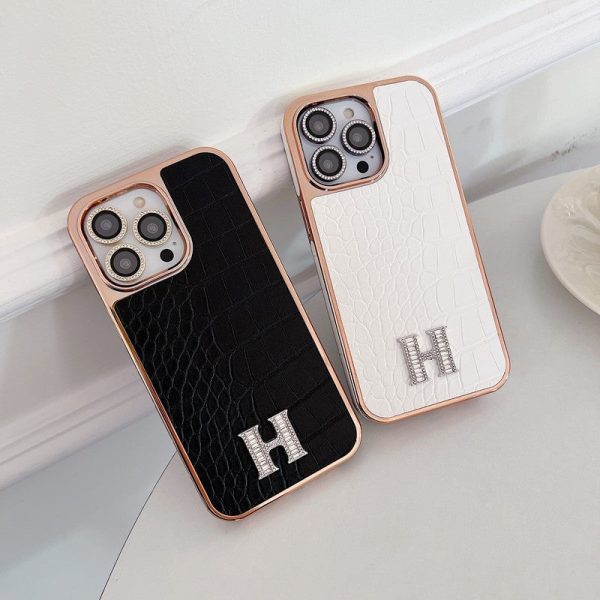 Herm Diamond Logo Rose Gold iPhone Case - 图片 8