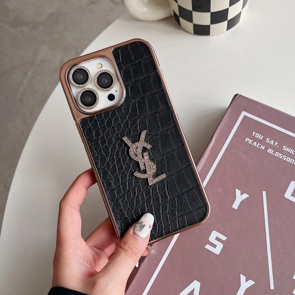 Saint Color Leather Rose Gold iPhone Case - 图片 2