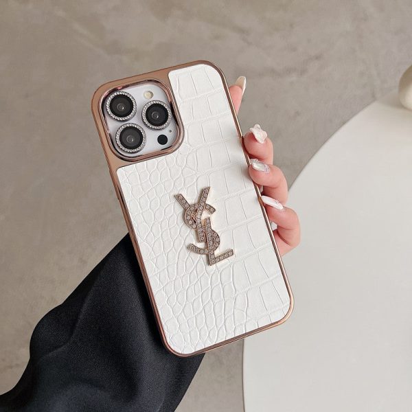 Saint Color Leather Rose Gold iPhone Case - 图片 3