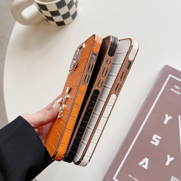 Saint Color Leather Rose Gold iPhone Case - 图片 14