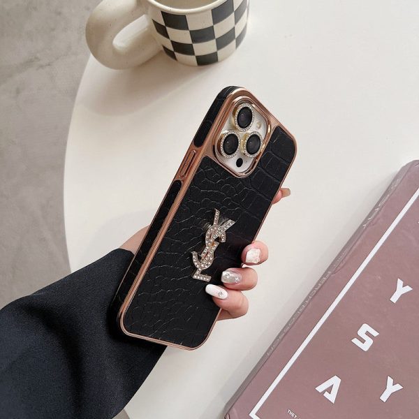 Saint Color Leather Rose Gold iPhone Case - 图片 5