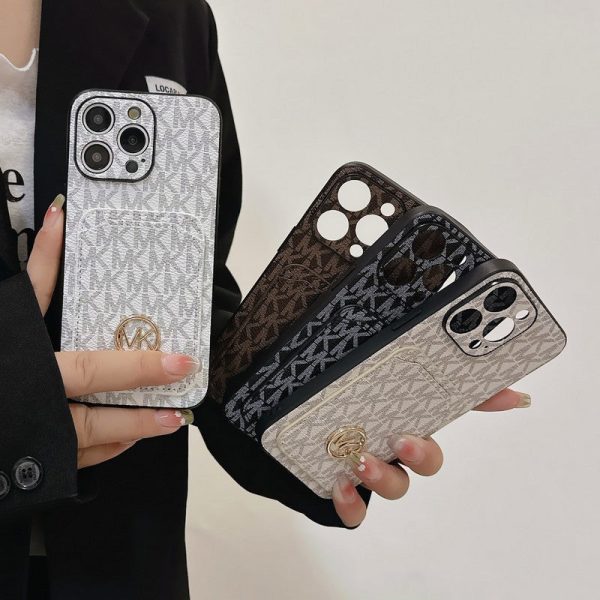 MK Card Bag Gold Logo iPhone Case - 图片 7