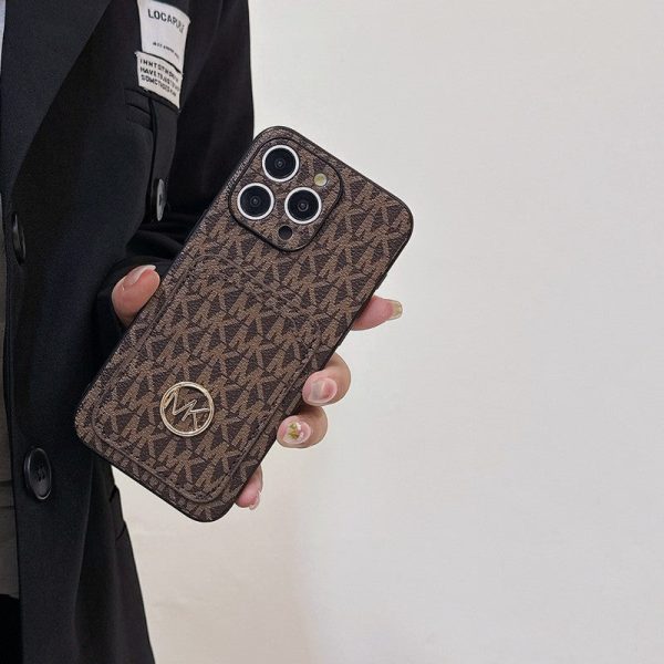 MK Card Bag Gold Logo iPhone Case - 图片 6