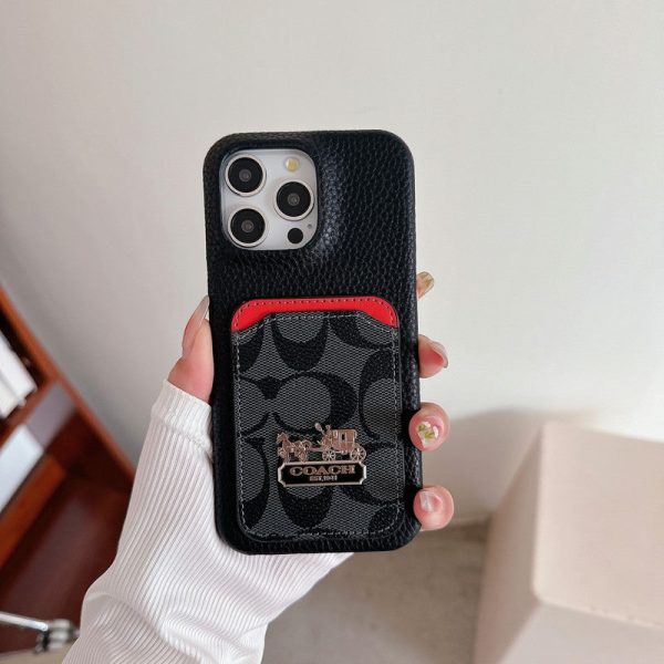 Coa Card Bag Leather iPhone Case - 图片 3