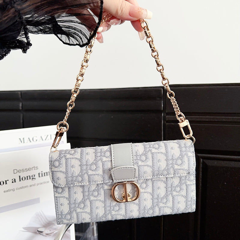 CD Bag Scarves Chain iPhone Case - 图片 8