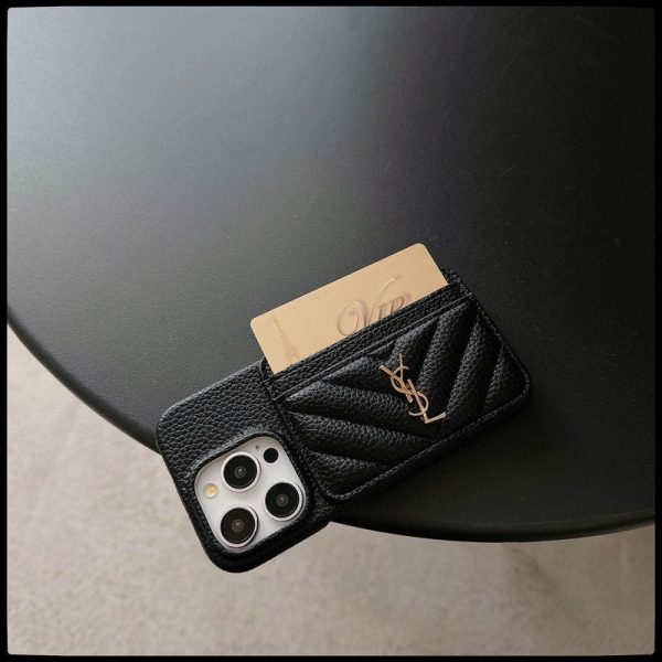 Saint Card Bag Leather iPhone Case - 图片 13