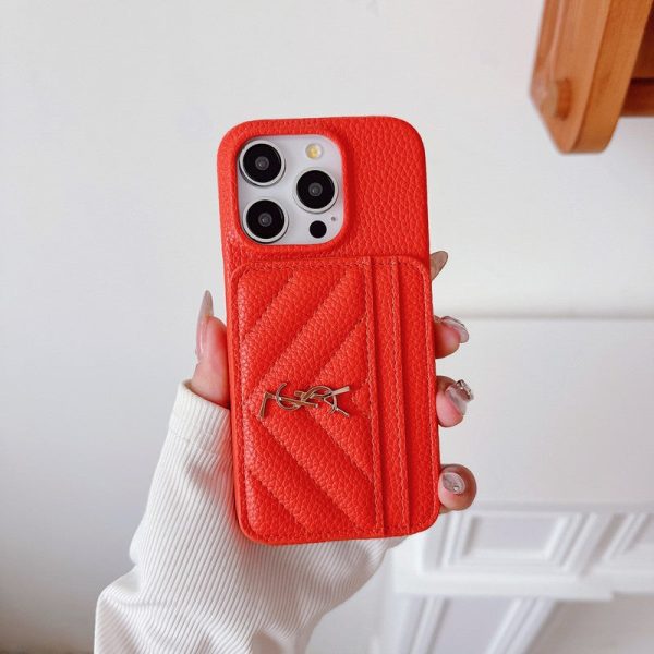 Saint Card Bag Leather iPhone Case - 图片 4