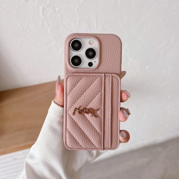 Saint Card Bag Color Leather iPhone Case - 图片 21