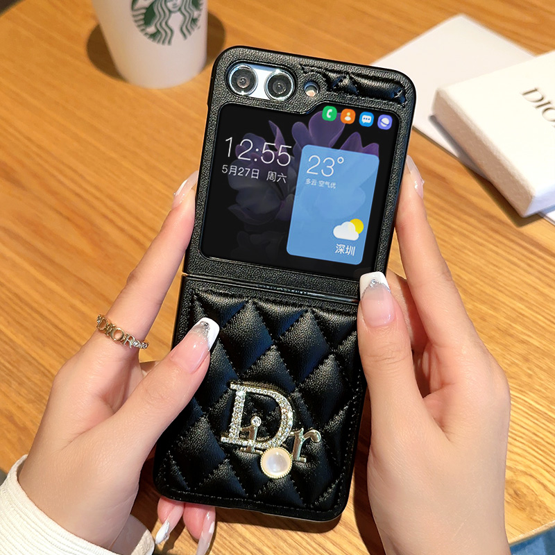 Samsung Classic Leather Galaxy Z Flip 6/5/4/3 Case - 图片 2