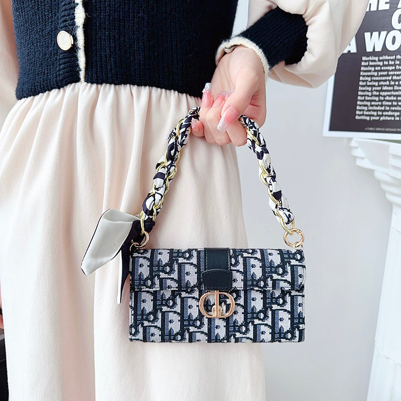 CD Bag Scarves Chain iPhone Case - 图片 15