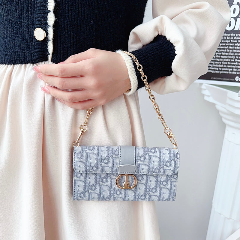 CD Bag Scarves Chain iPhone Case - 图片 16