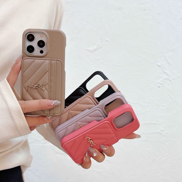 Saint Card Bag Leather iPhone Case - 图片 8