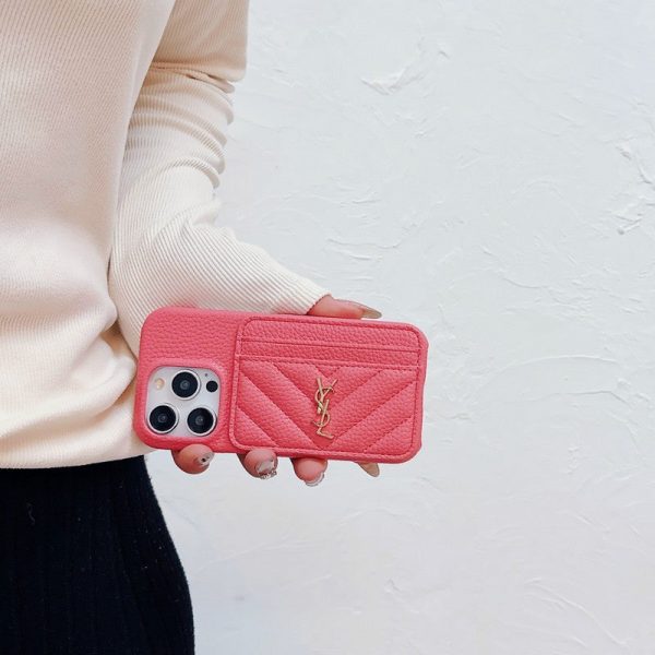Saint Card Bag Leather iPhone Case - 图片 7