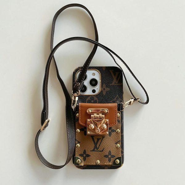 Lou Chain Leather iPhone Case - 图片 14