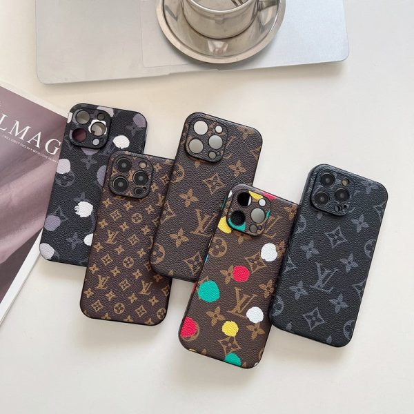 Lou Classic Color Leather iPhone Case - 图片 21