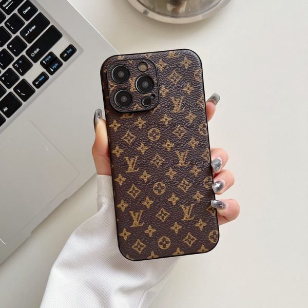Lou Classic Color Leather iPhone Case - 图片 4
