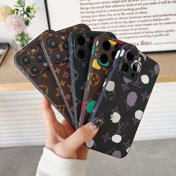 Lou Classic Color Leather iPhone Case - 图片 14