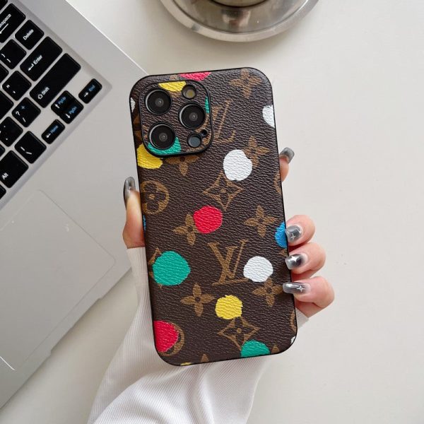 Lou Classic Color Leather iPhone Case - 图片 24