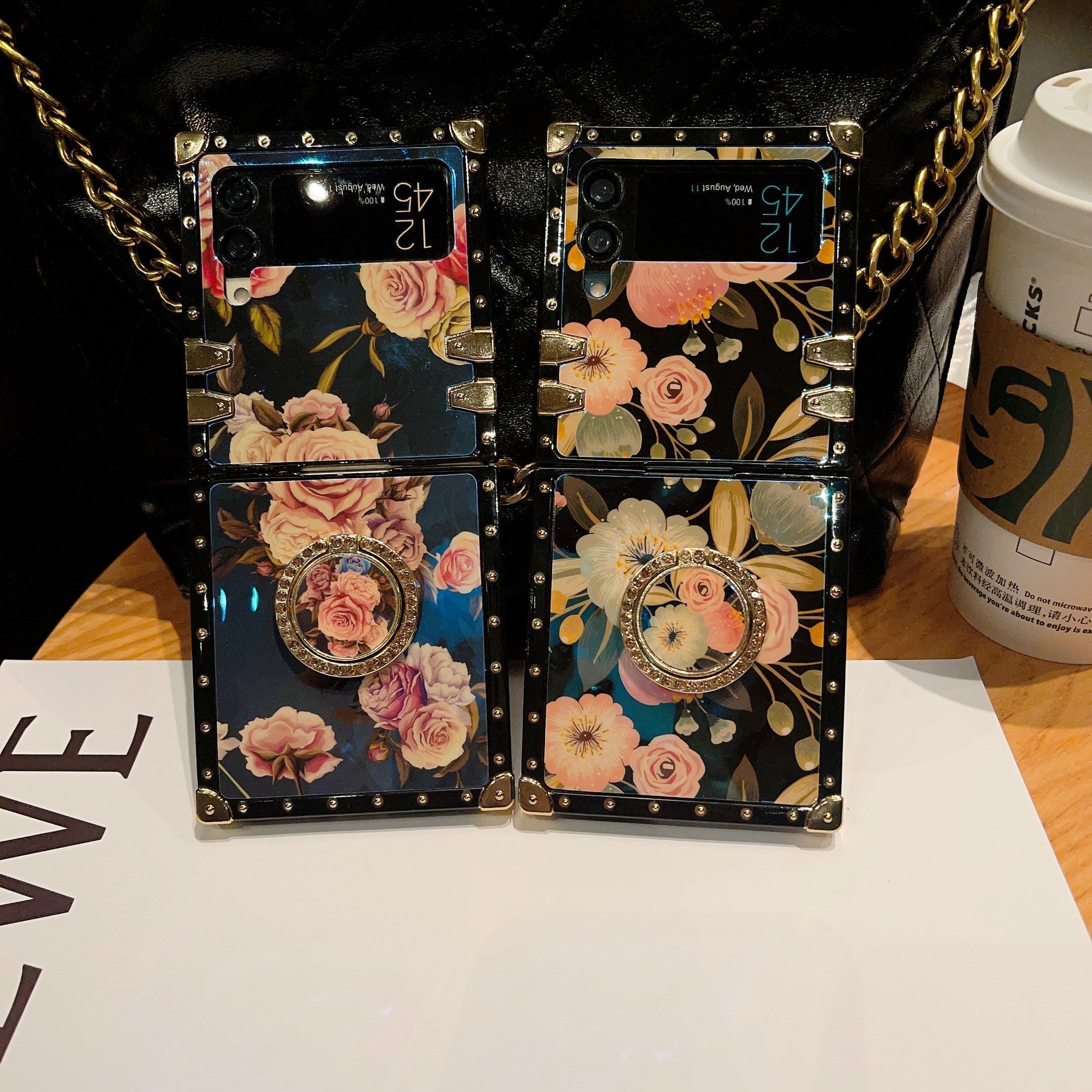 Samsung Galaxy Z Flip6/5/4/3 5G Square Case "Aphrodite Ring" - 图片 6