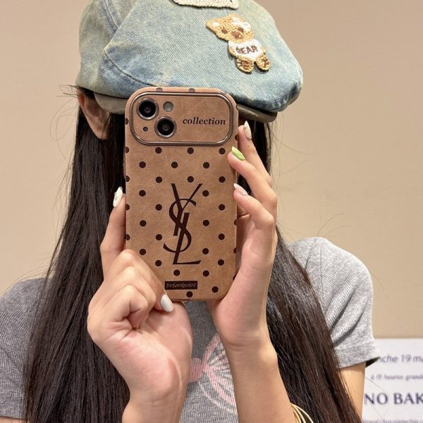 Saint Brown Leather iPhone Case - 图片 4