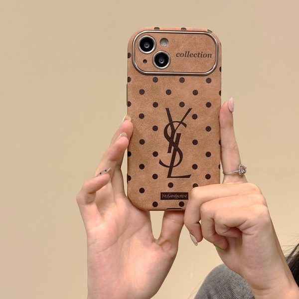 Saint Brown Leather iPhone Case - 图片 3