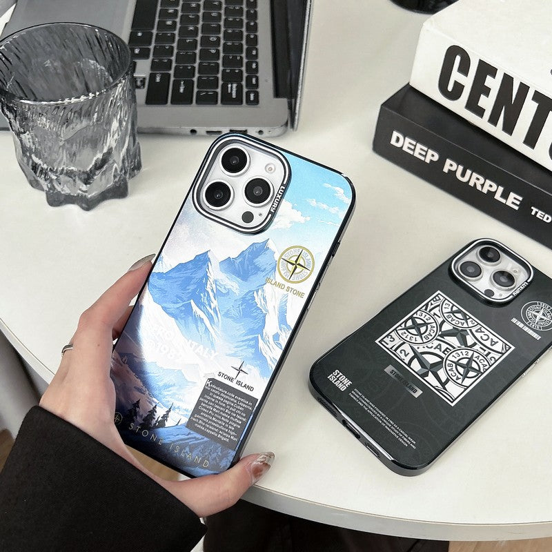 Stone Black & Blue iPhone Case - 图片 9