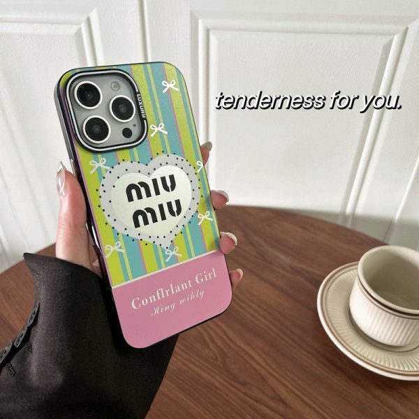 Miu Pink & Green iPhone Case - 图片 5