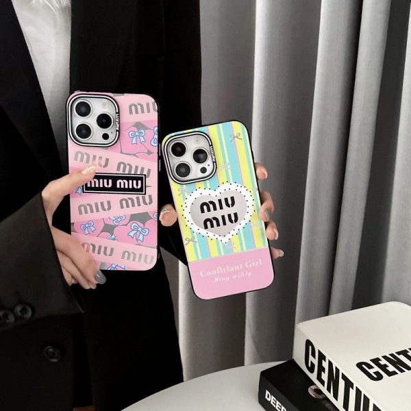 Miu Pink & Green iPhone Case - 图片 6