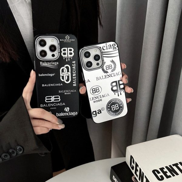 BB Black & Silver iPhone Case - 图片 3