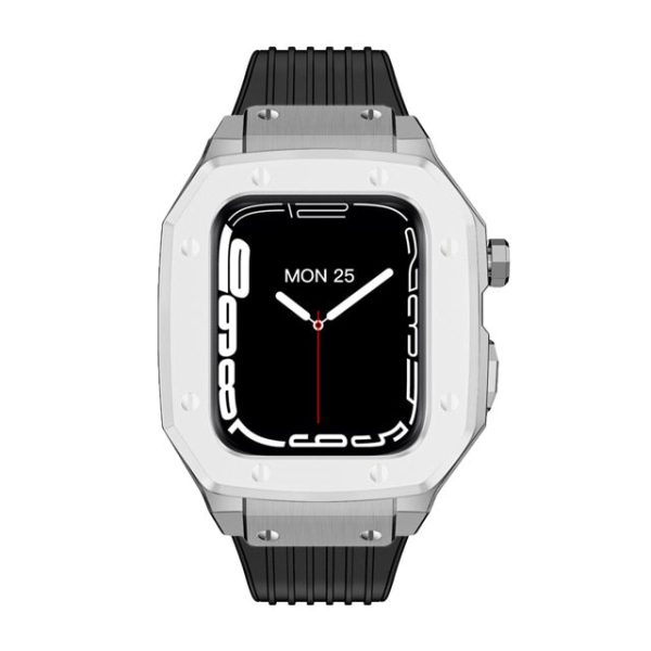 Luxury Rubber Stainless Steel Cover for Apple iWatch Series - 图片 82