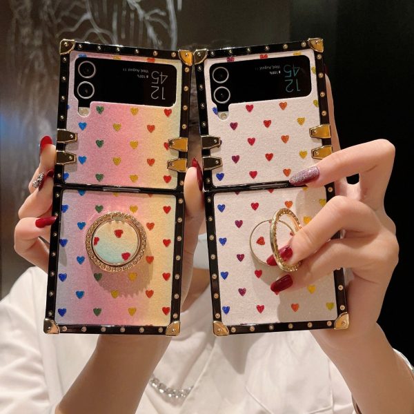Samsung Galaxy Z Flip6/5/4/3 5G Square Case "Infatuation Ring" - 图片 3