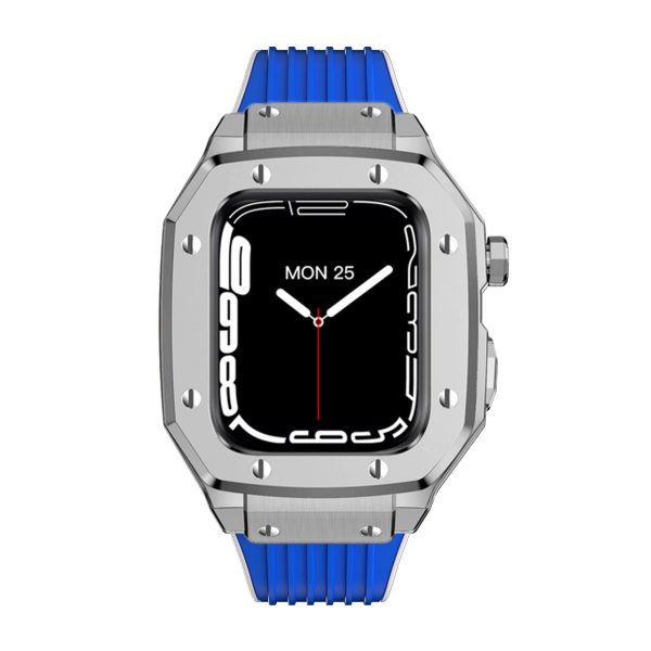 Luxury Rubber Stainless Steel Cover for Apple iWatch Series - 图片 63