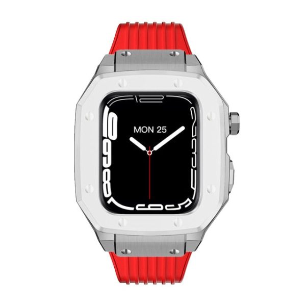 Luxury Rubber Stainless Steel Cover for Apple iWatch Series - 图片 85