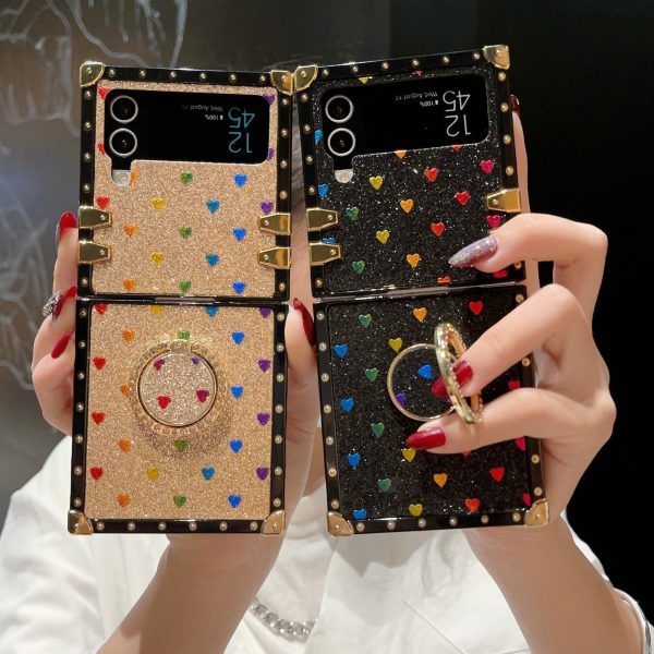 Samsung Galaxy Z Flip6/5/4/3 5G Square Case "Passion Ring" - 图片 3