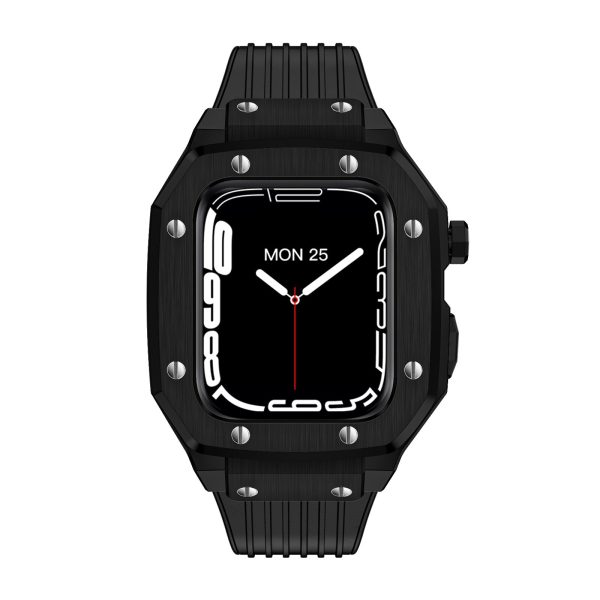 Luxury Rubber Stainless Steel Cover for Apple iWatch Series - 图片 50