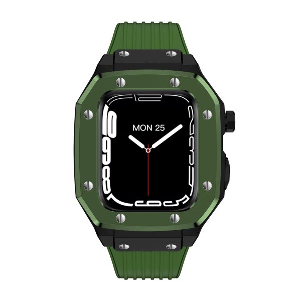 Luxury Rubber Stainless Steel Cover for Apple iWatch Series - 图片 49