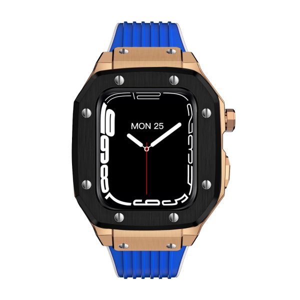 Luxury Rubber Stainless Steel Cover for Apple iWatch Series - 图片 69