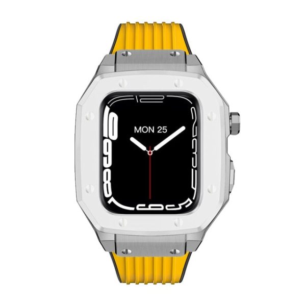 Luxury Rubber Stainless Steel Cover for Apple iWatch Series - 图片 86