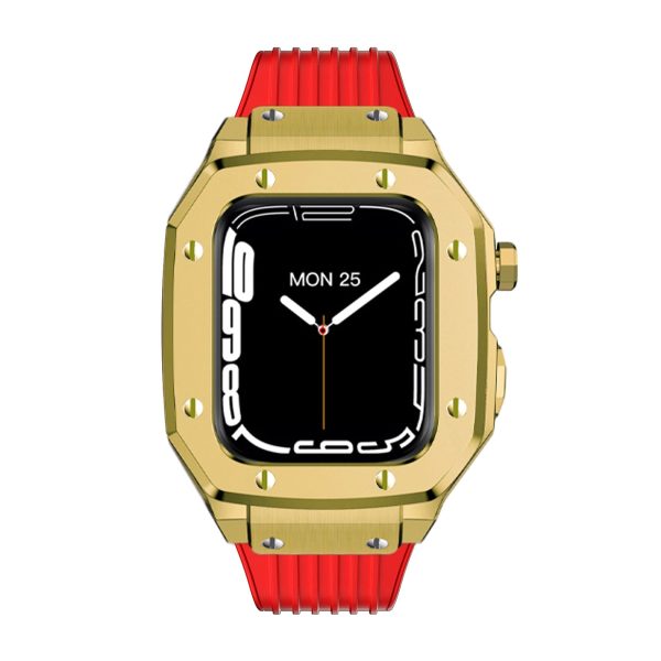 Luxury Rubber Stainless Steel Cover for Apple iWatch Series - 图片 34