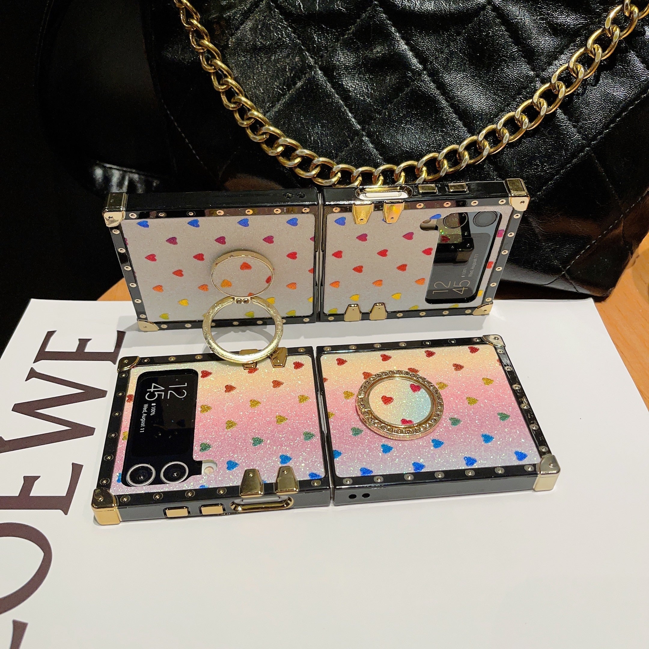 Samsung Galaxy Z Flip6/5/4/3 5G Square Case "Devotion Ring" - 图片 3